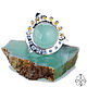Ring with chrysoprase, topaz and sapphires 'The Birth of life'. Rings. geliar. My Livemaster. Фото №6