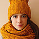 Order Allen's knitted Snood'. marishino. Livemaster. . Scarves Фото №3