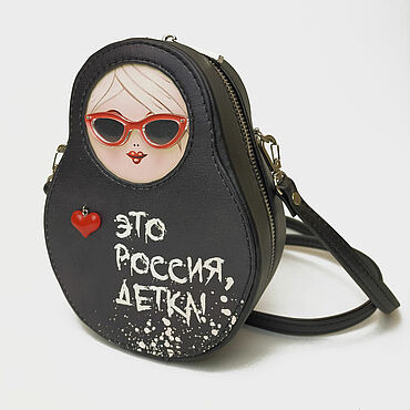 Сумки ручной работы. Ярмарка Мастеров - ручная работа Сумка матрёшка "Россия". Handmade.