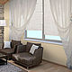 Рулонная штора "LINEN" с портьерами. Римские и рулонные шторы. PROFIDecor - ШТОРЫ С ДУШОЙ!. Интернет-магазин Ярмарка Мастеров.  Фото №2