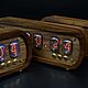 Lamp clock IN-12 American walnut American walnut. Tube clock. Tube-time (tube-time). Online shopping on My Livemaster.  Фото №2
