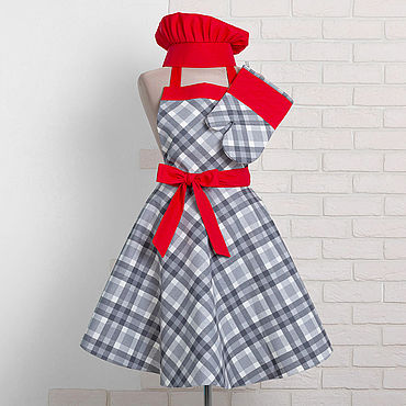 Фартуки - купить в интернет-магазине Ярмарка Мастеров | Фартуки по ...