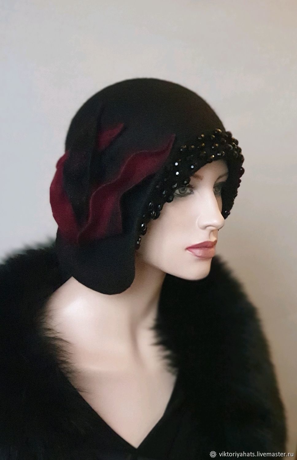 Шляпка "Русская в Париже" в интернет-магазине Ярмарка Мастеров по цене ...
