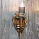 Бра-факел "Дон Кихот" с молниями (высота 40см), Бра, Электросталь,  Фото №1