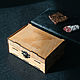 Caja de regalo de madera para vasos (pilas). PK49, Gift Boxes, Novokuznetsk,  Фото №1