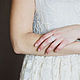 Светлое кольцо из серебра Кружево Мха, широкое кольцо. Кольца. Анна Кирьянова Одушевлённое Серебро. Ярмарка Мастеров.  Фото №5