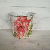 Цветы и флористика handmade. Livemaster - original item Decorative planter for flowers in the style of Provence. Handmade.