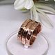 Three ways copper ring for women, Rings, St. Petersburg,  Фото №1