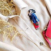 Текстильная кукла Мышка Мишель, модница и красавица. Символ 2020 года