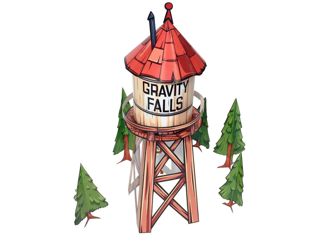 Водонапорная башня из Гравити Фолз (Gravity Falls) в интернет-магазине на  Ярмарке Мастеров | Мягкие игрушки, Санкт-Петербург - доставка по России. ...