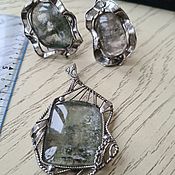 Украшения handmade. Livemaster - original item Jewelry sets: Collection of quartz-chlorite. Handmade.