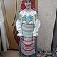 Рубашка в народном стиле для девочки. Костюмы. Татьяна Анатольевна Котлярова (Marusya-Kuzbass). Интернет-магазин Ярмарка Мастеров.  Фото №2