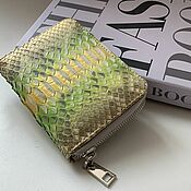 Crossbody bag made of genuine Python leather premium line