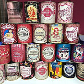 Сувениры и подарки handmade. Livemaster - original item A jar with socks and gifts, a tin can. Handmade.