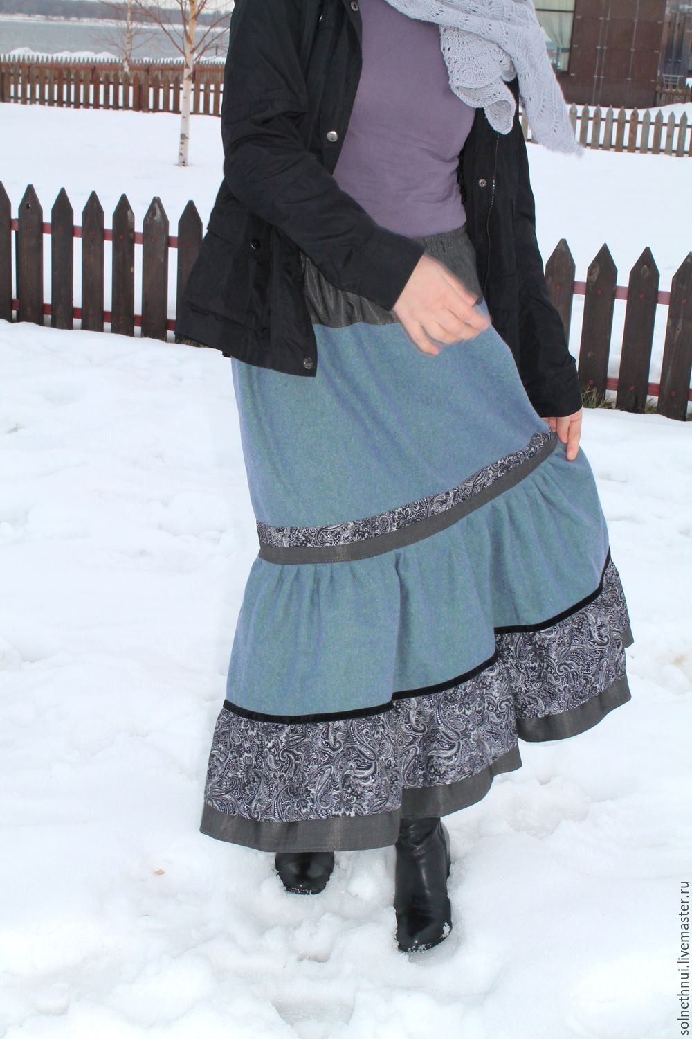 Женские юбки зима
