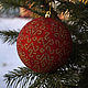 Christmas ball 8cm Decoration on Christmas tree gift for new year 2020 ball, Christmas decorations, Naberezhnye Chelny,  Фото №1