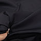 Хлопок репс с эластаном графитовый черный, Ткани, Сочи,  Фото №1