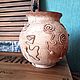 Винтаж: Керамическая ваза. Ваза из керамики. Стильная ваза, Вазы винтажные, Пушкино,  Фото №1