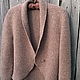 Jacket knitted double-sided Nutmeg from lamb wool, Suit Jackets, Kazan,  Фото №1