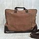 Travel bag made of nubuck and genuine leather, Travel bag, Moscow,  Фото №1