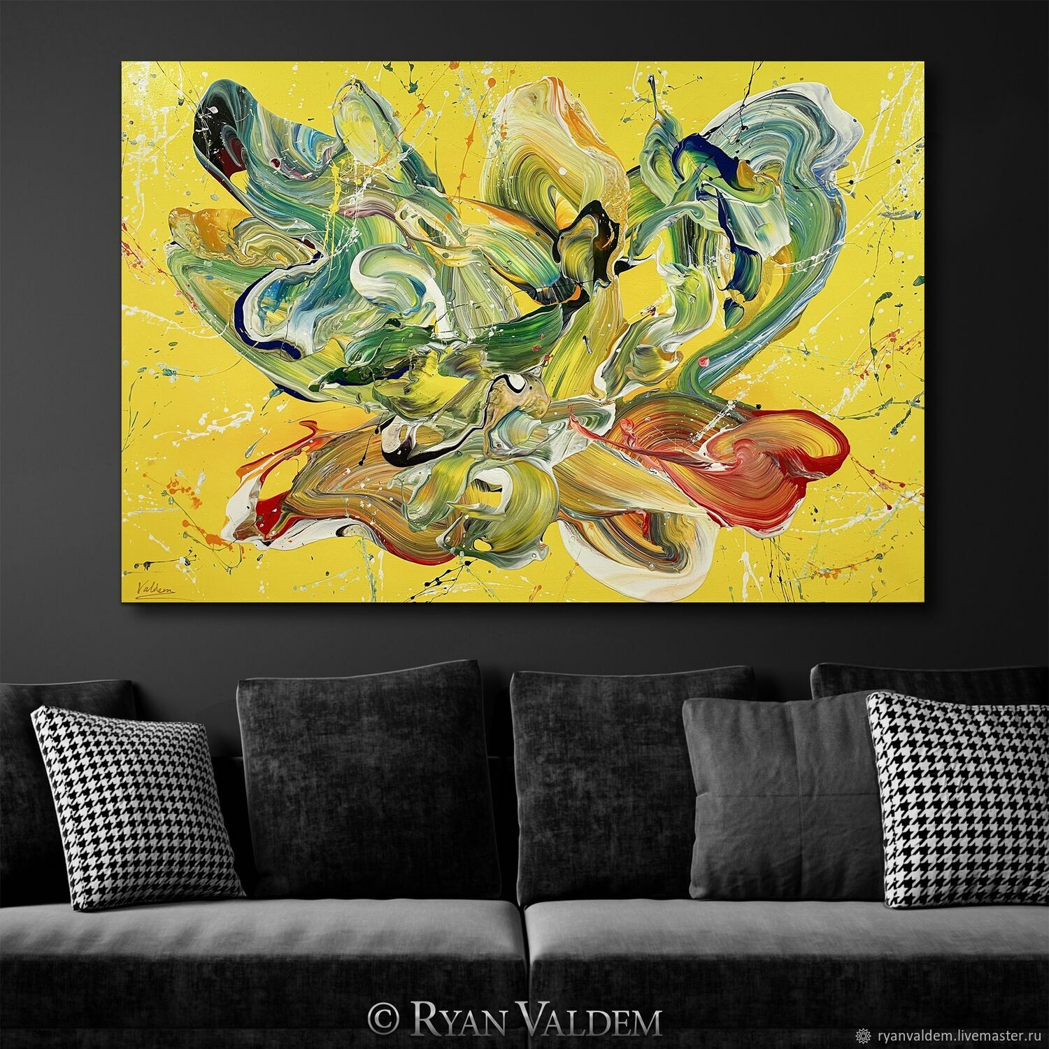 Большая Картина Абстракция, Современная Картина, Абстракт No.2235 в ...