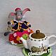 Warmer for teapot: ' Mad tea party'. Teapot cover. basket of joy. Online shopping on My Livemaster.  Фото №2