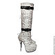 Boots Python GLORIA. High Boots. Exotic Workshop Python Fashion. Online shopping on My Livemaster.  Фото №2