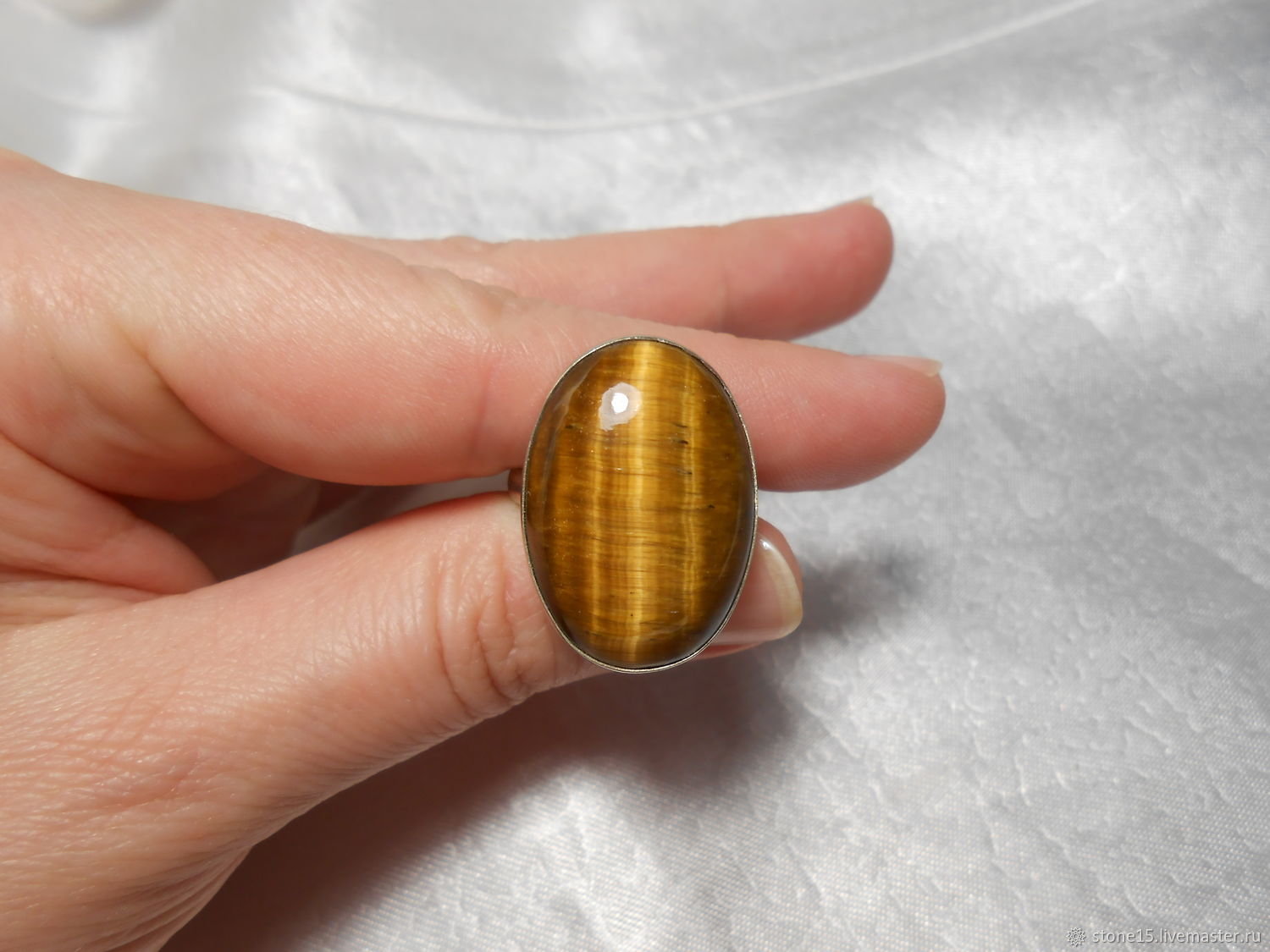 Комплект из тигрового глаза "Золотое руно" купить в интернет-магазине ...