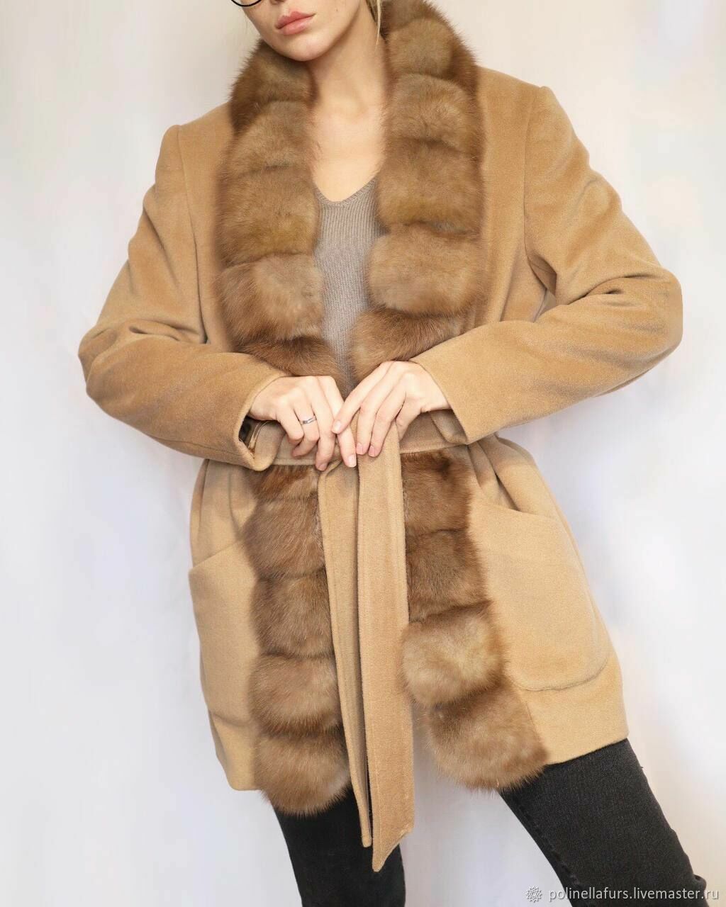 Пальто из кашемира и вирджинской шерсти купить в интернет-магазине ...