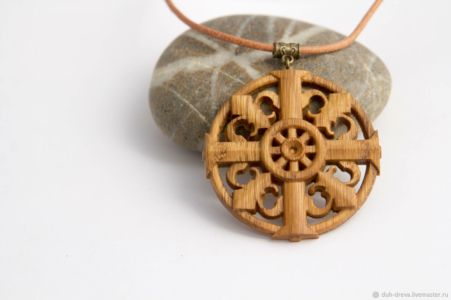 The pendant is a Gothic cross made of oak wood, Pendants, Vladimir,  Фото №1