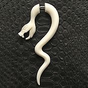 Украшения handmade. Livemaster - original item Single earring: Naga. Handmade.