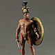 Tin soldier 54 mm. military-historical miniature of Ancient Greece, Model, St. Petersburg,  Фото №1