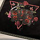 Velvet Tablecloth 49h49 cm.' Love story'. Tarot cards. taronessa. Online shopping on My Livemaster.  Фото №2