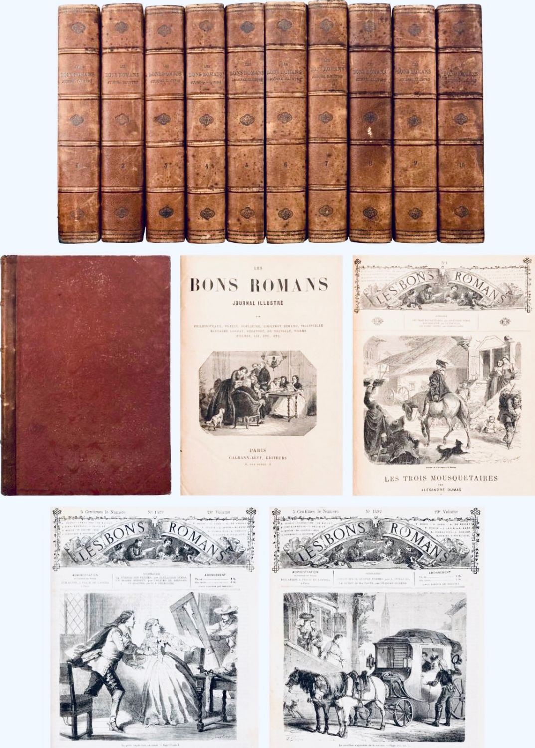 Винтаж: Первая публикация Трех Мушкетеров А.Дюма, подшивка 10книг, 1860  франц в интернет-магазине Ярмарка Мастеров по цене 200000 ₽ – UIC7CRU |  Книги ...