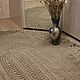 Alfombra de yute grande oval por motivos de trabajo 'Majskoe milagro'', Carpets, Kaluga,  Фото №1