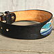 Leather collar 'Diving'. Dog - Collars. Narmo leather workshop.. Online shopping on My Livemaster.  Фото №2