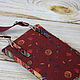 Bolso del Teléfono, Rojo, Caja del Teléfono con el bolsillo. Crossbody bag. Svetlana Textile Bags Backpacks. Ярмарка Мастеров.  Фото №4