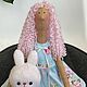 Tilda doll and bunny. Tilda Dolls. Textil-KUKLA dolls and toys. My Livemaster. Фото №4