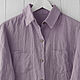 Женская рубашка из 100% льна. Рубашки. LINEN & SILVER ( ЛЕН и СЕРЕБРО ). Интернет-магазин Ярмарка Мастеров.  Фото №2