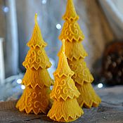 Подарки к праздникам handmade. Livemaster - original item Christmas tree wax candles, height to choose from. Handmade.