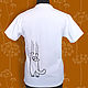 T-shirt Simon's cat. T-shirts and undershirts for men. decades. My Livemaster. Фото №6
