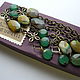 Beads, earrings 'Dune' Chalcedony Chrysoprase. Necklace. Nikiforchuk Irina. Online shopping on My Livemaster.  Фото №2