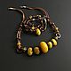 Order Jewelry sets: necklace bracelet autumn colors stylish boho jewelry. Treasures Of Aphrodite. Livemaster. . Jewelry Sets Фото №3