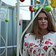 Заказать Валяный жакет Розы на снегу нуновойлок. Марина Зива. Ярмарка Мастеров. . Пиджаки Фото №3