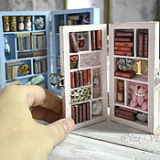 Куклы и игрушки handmade. Livemaster - original item Miniature libraries 1 and 2. Handmade.