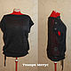 And tunic, and top, and vest oversized ` Night out..` from Italian kid-mohair. the art work of Tamara Matus. Fair Masters
