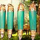 Order Skewers 'Beasts' with eyes head from shifters green handles. The Gift Oasis. Livemaster. . Skewers Фото №3