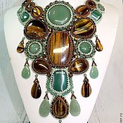 Украшения handmade. Livemaster - original item Necklace of beads and natural stones 