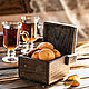 Caja de almacenamiento grande 'cubo' de roble oscuro. Sugar Bowls. Foksvudrus. Интернет-магазин Ярмарка Мастеров.  Фото №2