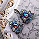 Earrings Fantasy beaded lace with crystals. Earrings. Marina Brusinenko - Jevelry. Online shopping on My Livemaster.  Фото №2